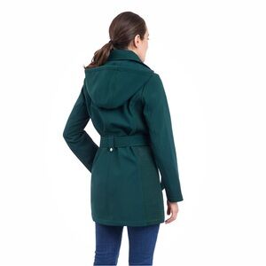 BCBGeneration Belted Softshell Jacket EMERALD XS